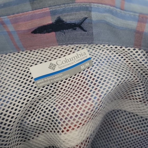 Columbia PFG Super Bonefish Plaid Short-Sleeve Woven Shirt - Picture 7 of 8